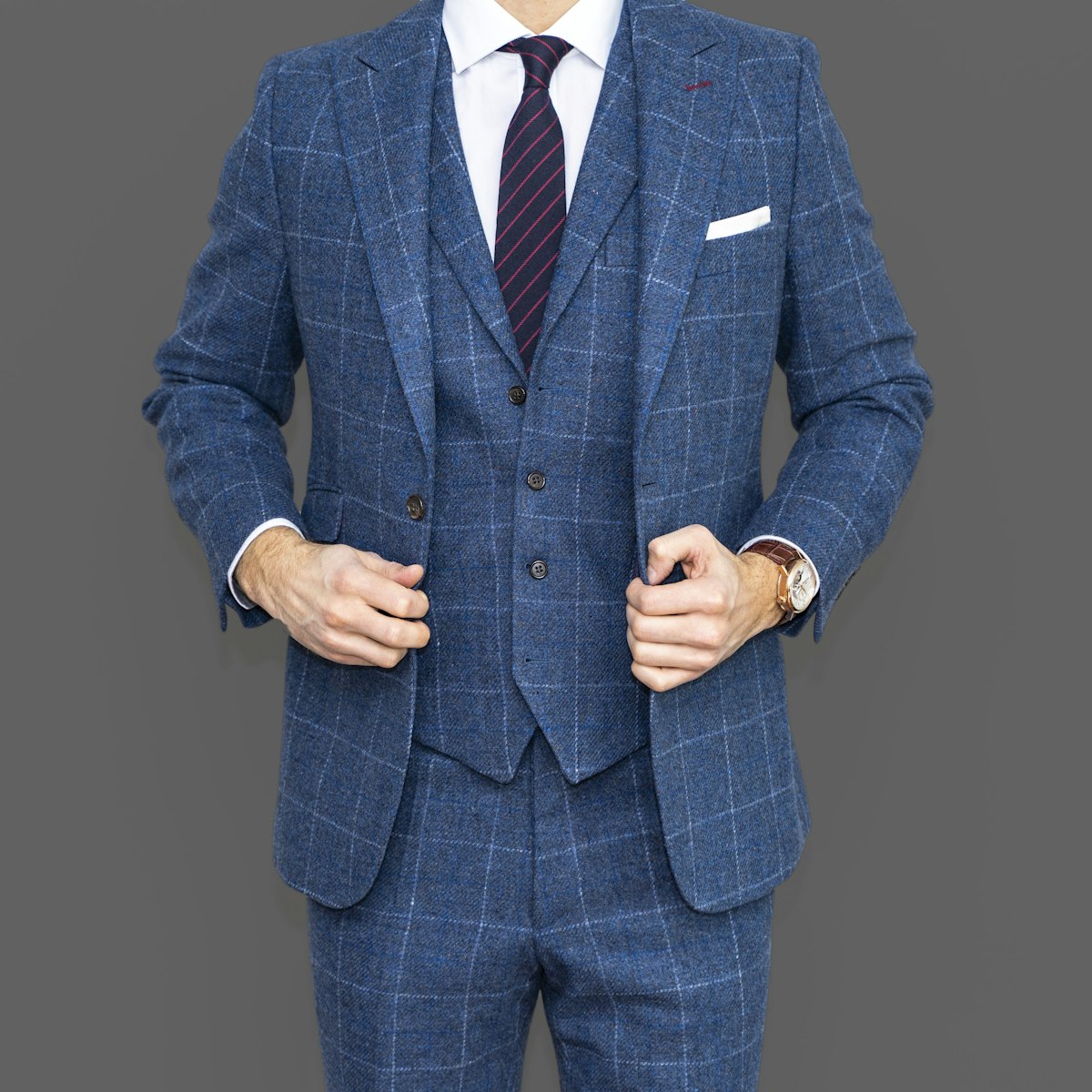 Men's Slim Fit Suit 2-Piece (Navy)