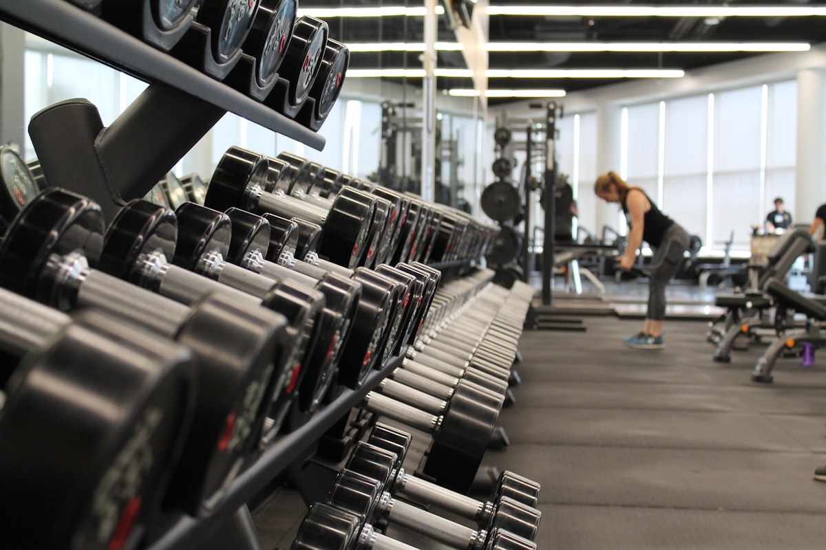 Adjustable Dumbbell Set 20kg Pair photo 2